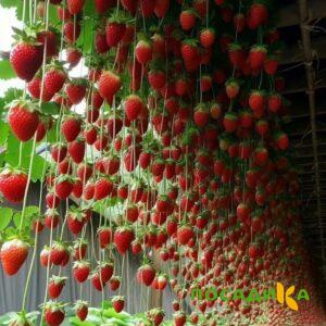 Клубника ампельная Анастасия купить по цене от 370р. в интернет-магазине «Посадика» с доставкой почтой в в Великие Лукие и по всей России – [изображение №1].