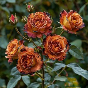 Роза плетистая Оранжевый Бриллиант купить по цене от 450р. в интернет-магазине «Посадика» с доставкой почтой в в Великие Лукие и по всей России – [изображение №1].